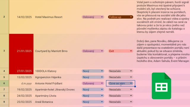 crm sablona googlesheets